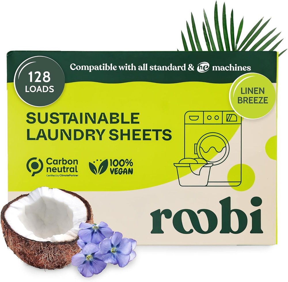 Laundry Deternt Sheets. Up to 128 Loads, Liquidl Deternt.