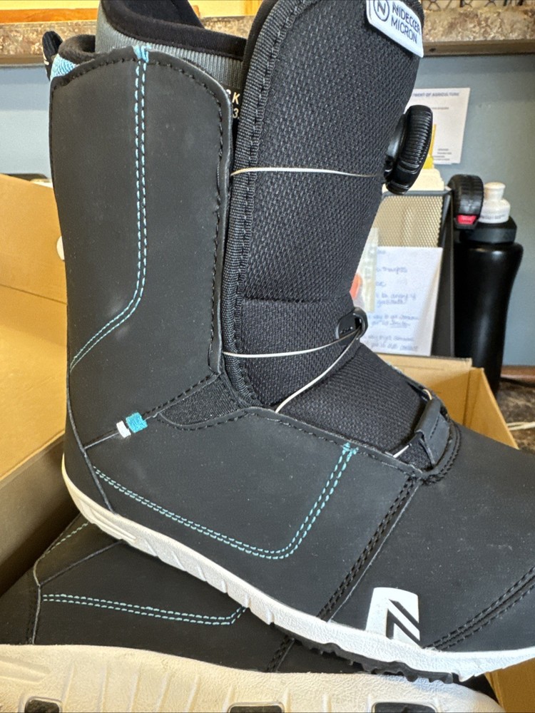 NIDECKER MICRON YOUTH BOOTS, BLACK
