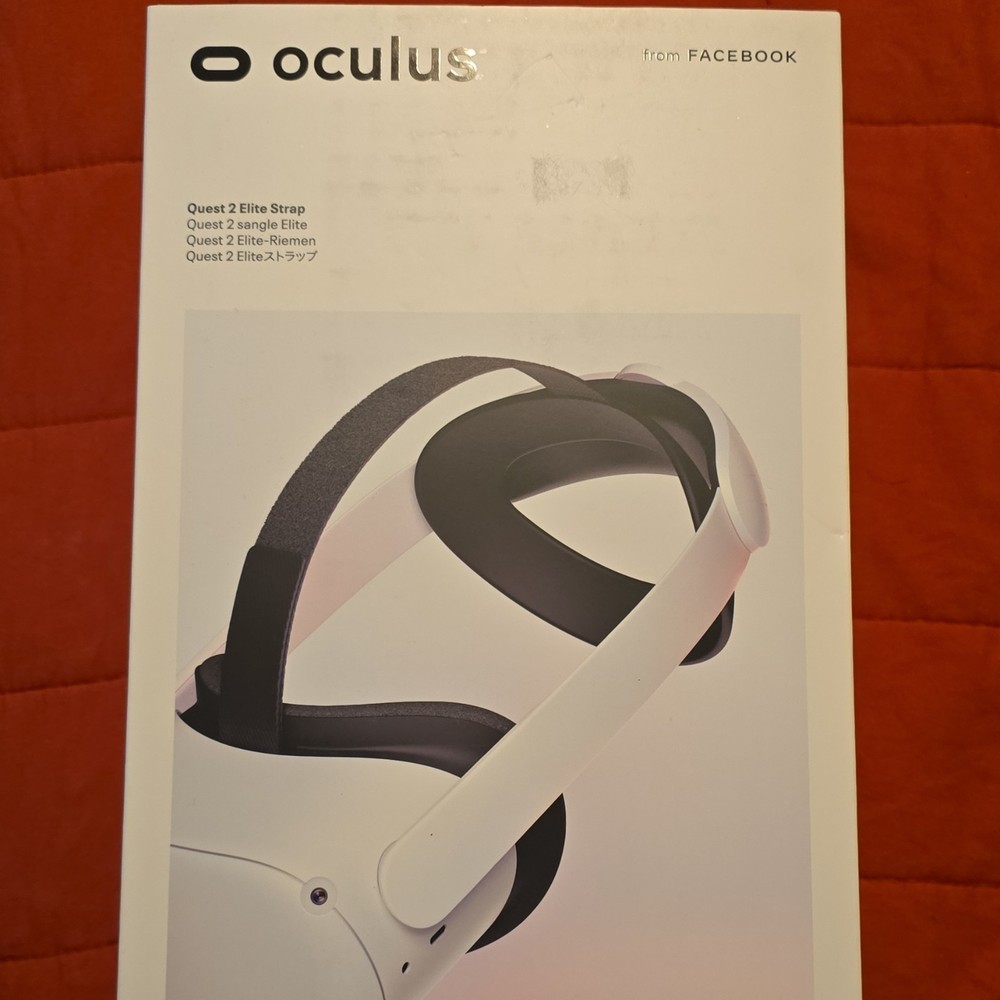 Oculus Quest 2 Elite Head Strap White Accessory for VR Headset