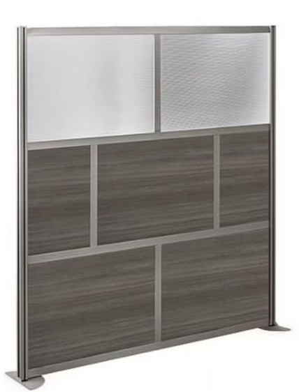 Moveable free-standing 7 Panel Office Divider