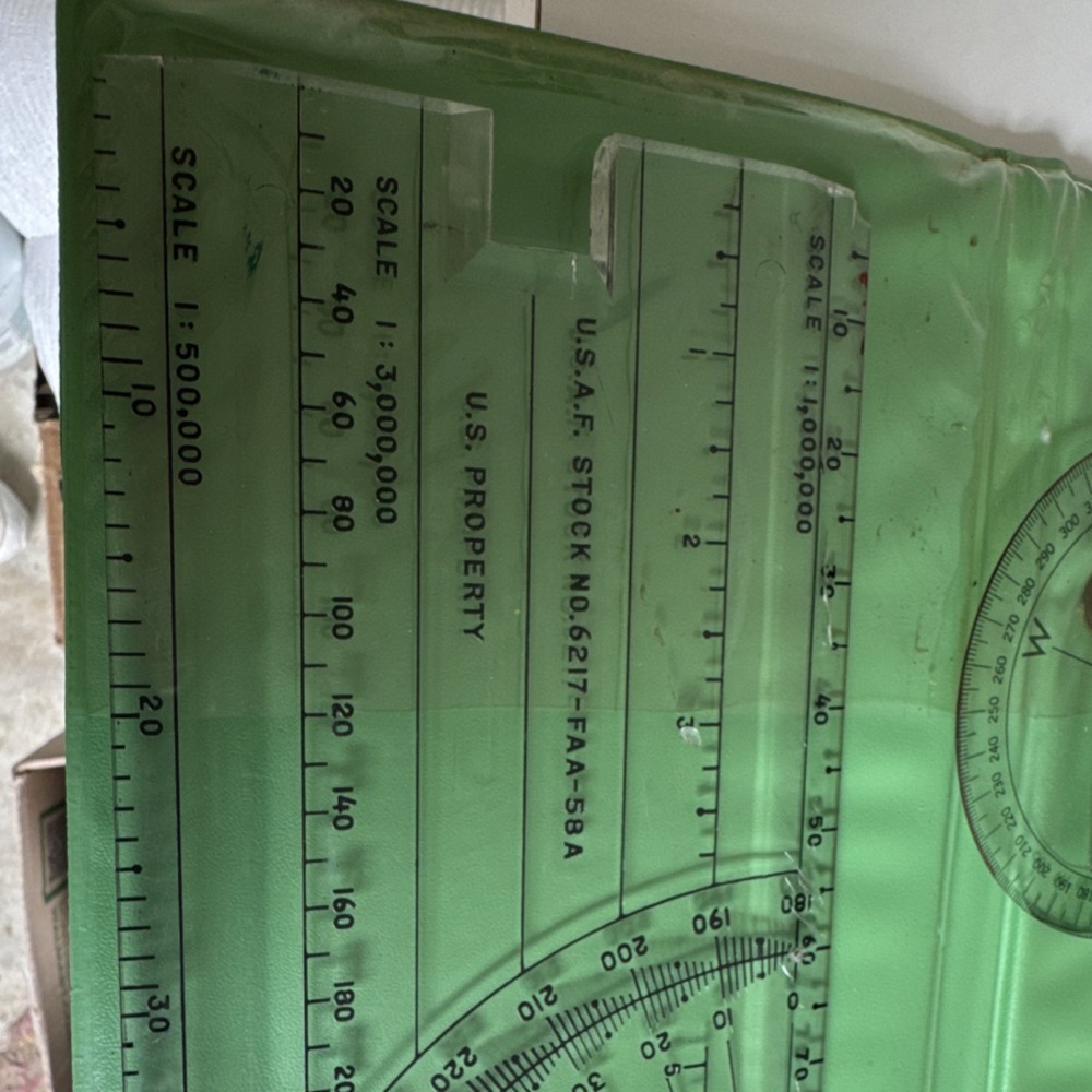 General Electric Marine Navigation Kit with Plotter, Dividers, Protractor