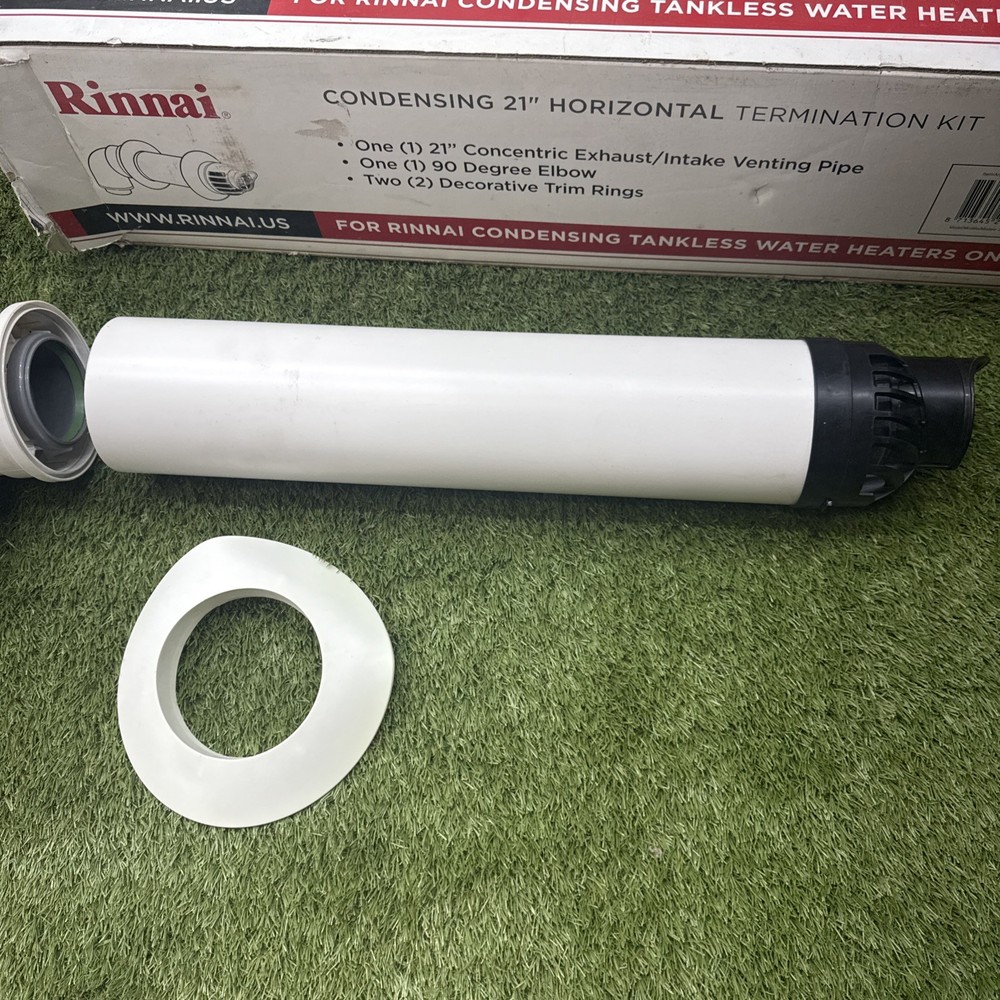 Rinnai 223190PP 21'' Universal Condensing Horizontal Termination Kit Open Box