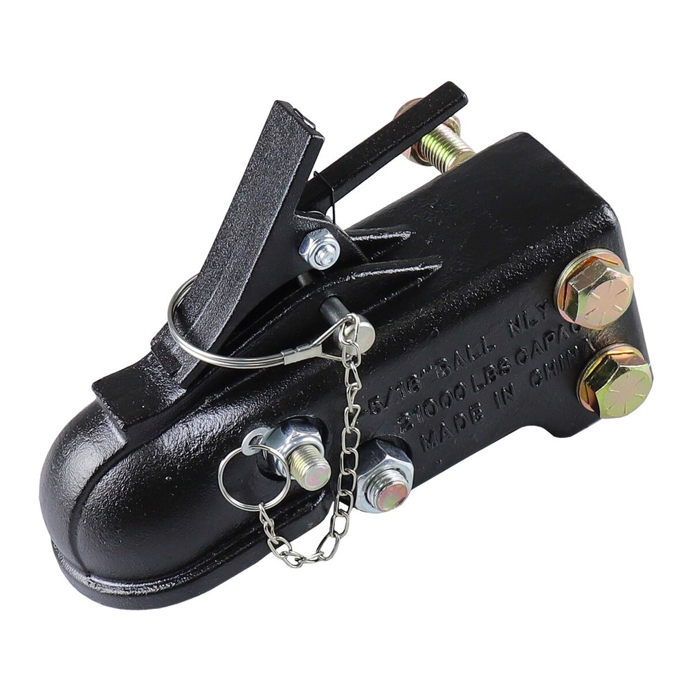 21000LBS Capacity Heavy Duty Adjustable Trailer Coupler 2-5/16" Channel-Mount