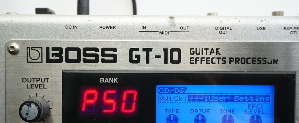 Boss GT-10 Guitar Multi Effects Processor Pedal / Floor Board