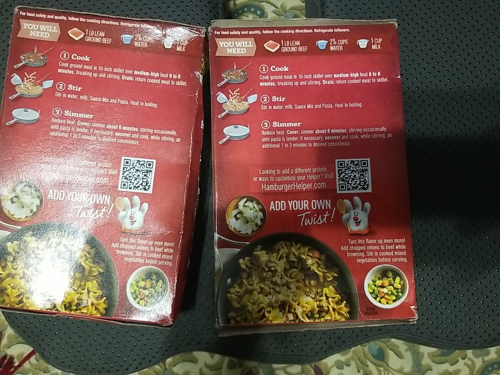 Hamburger Helper Beef Pasta Rich & Savory Sauce 2 Pack