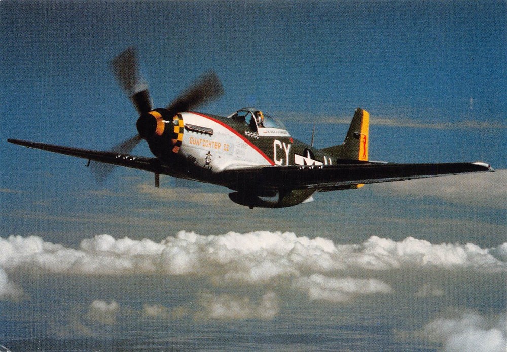 Airline Postcard CY Marines Corp Airplane