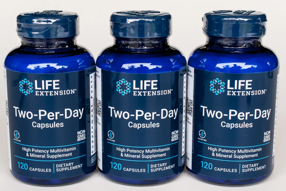 Life Extension Two-Per-Day Multivitamin 3 Pack