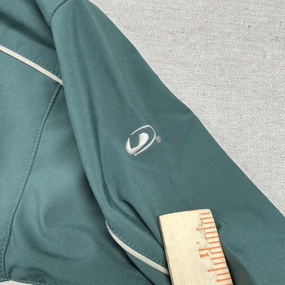 Straight Down Performance Jacket Mens XL Golf Pullover 1/4 Zip Sage Wind Rain