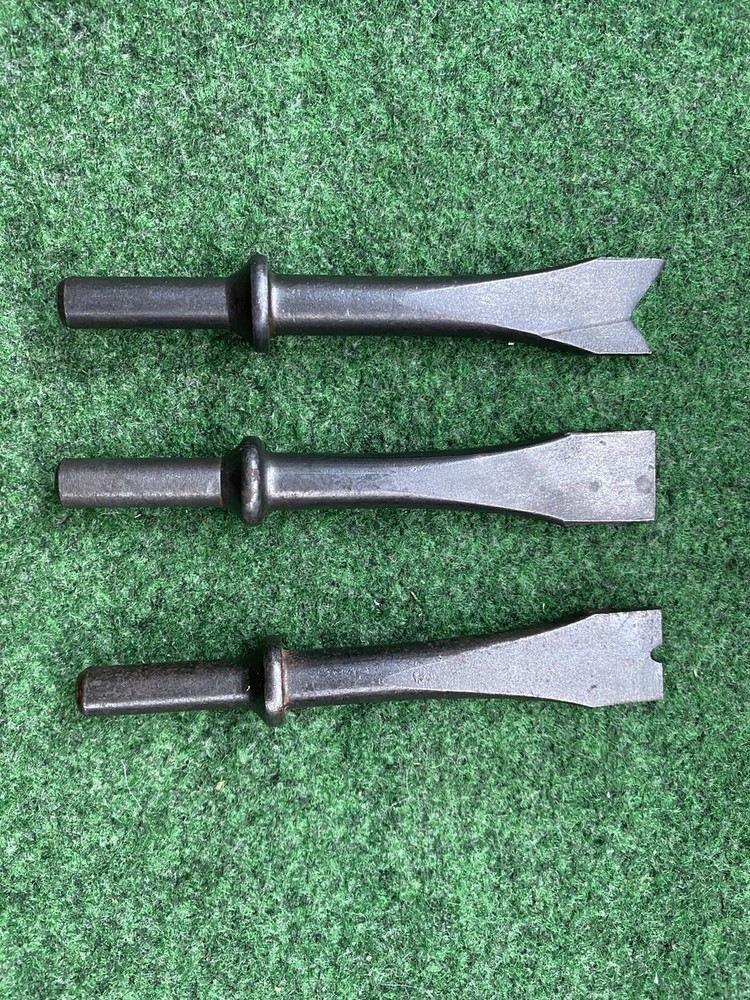New 3 Pieces Air Hammer Chisel Attachments