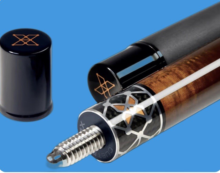 CUETEC CUE CYNERGY X AMBER  12.5 mm. & HARD CASE