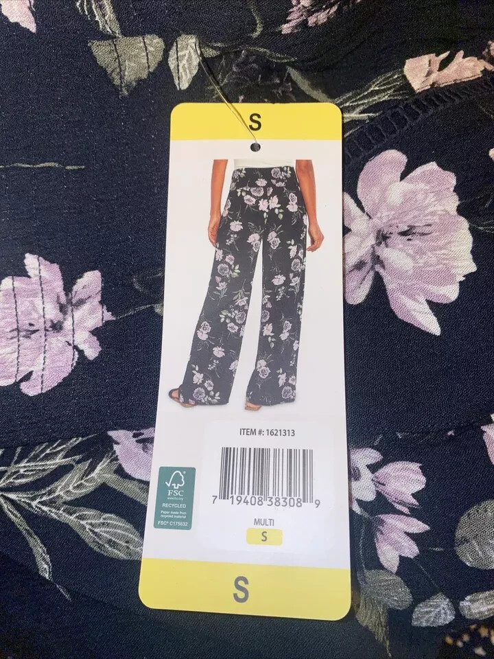 Three Dots Women's Elastic Pull On Pant with Pockets