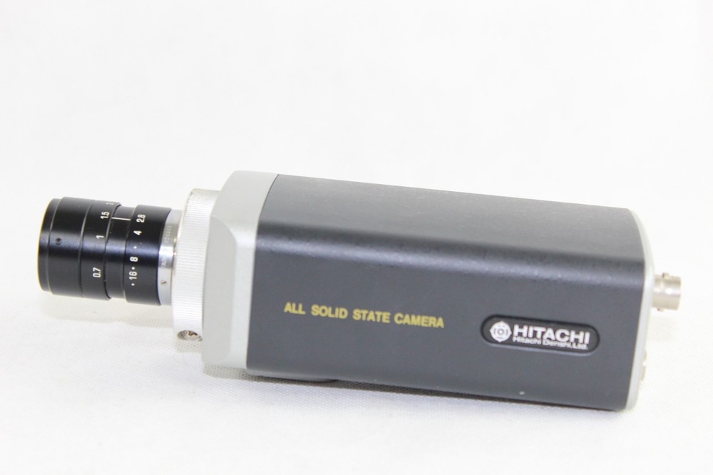 Hitachi CCTV Solid State Security Camera. Model KP-120U With 50mm Tamron Lens
