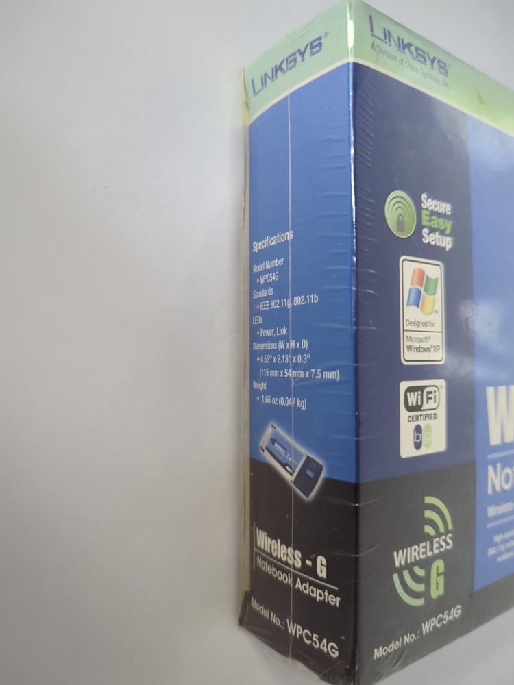 CISCO LINKSYS WIRELESS-G NOTEBOOK ADAPTER WPC54G
