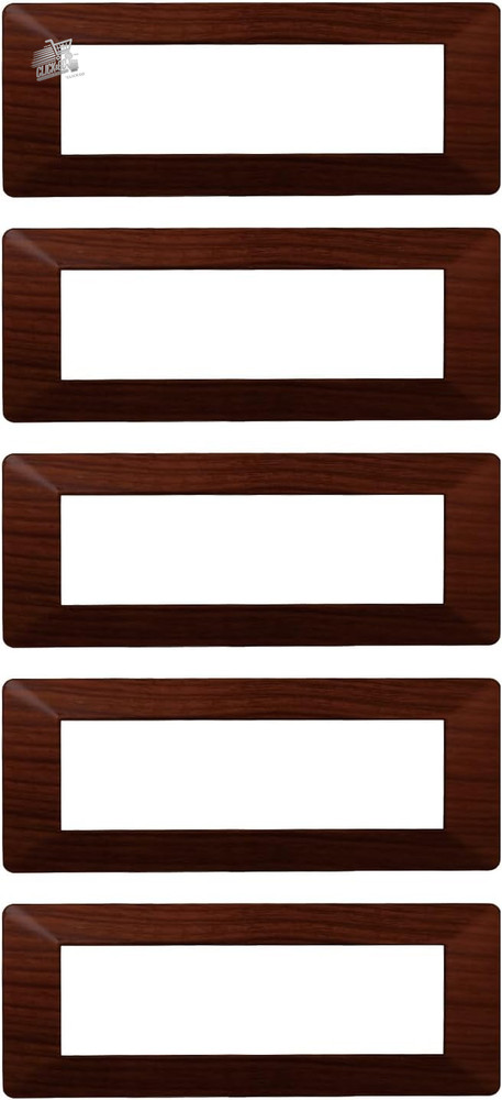 PACK OF 5 TECHNOPOLYMER PLATES, COMPATIBLE WITH VIMAR PLANA, 7 MODULES/