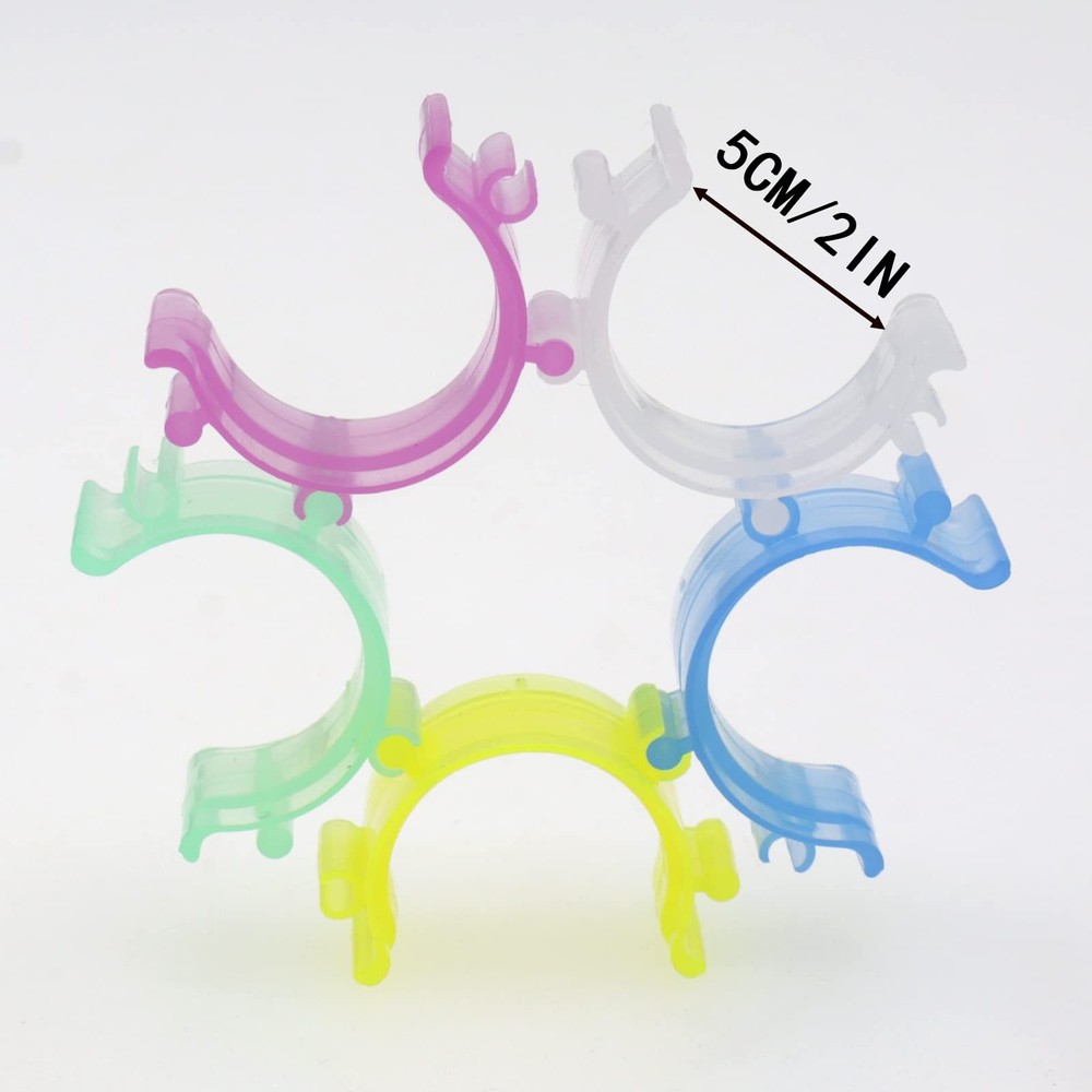 Joyangy 80pcs Sewing Bobbin Clips, Clear Holder, Plastic Thread