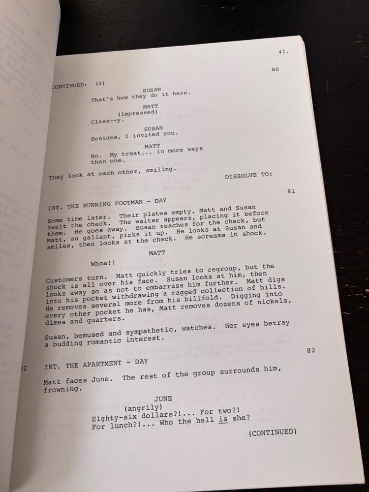 SHOOT OUT "FAST FORWARD" 1984 ORIGINAL MOVIE SCRIPT SIDNEY POITIER 2ND DRAFT