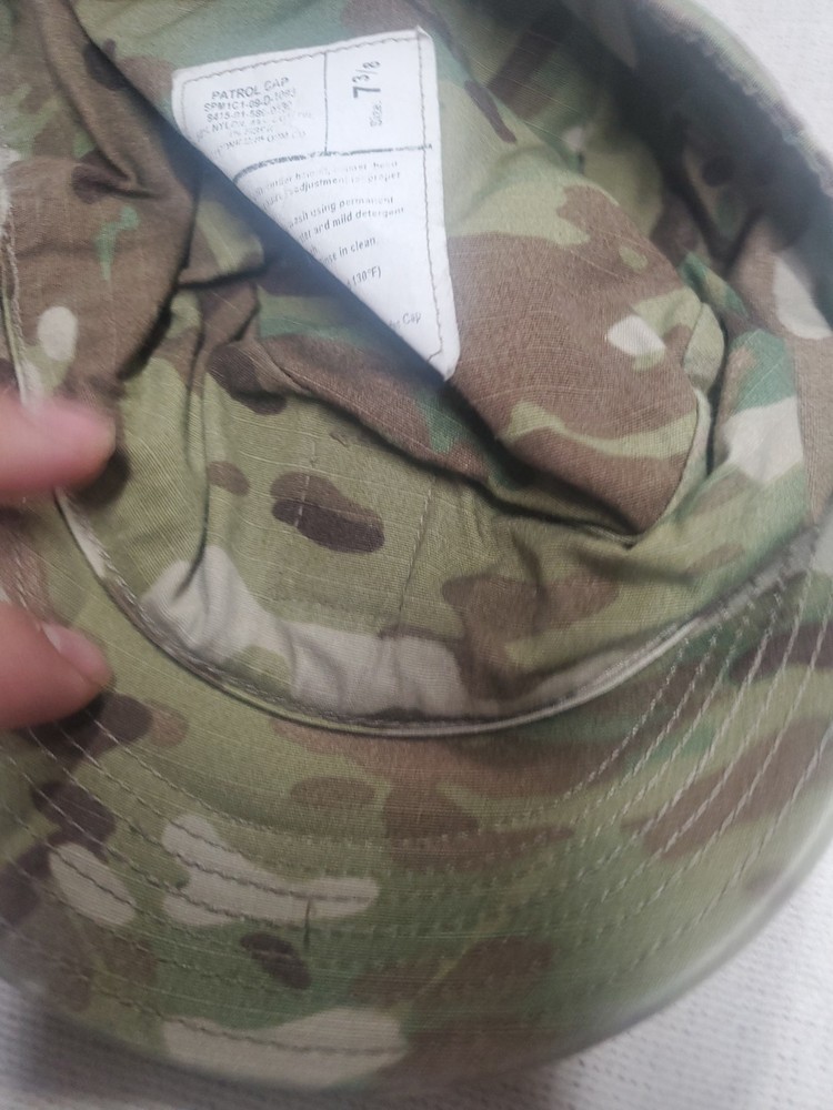 Used Patrol Cap Hat Size 7 3/8