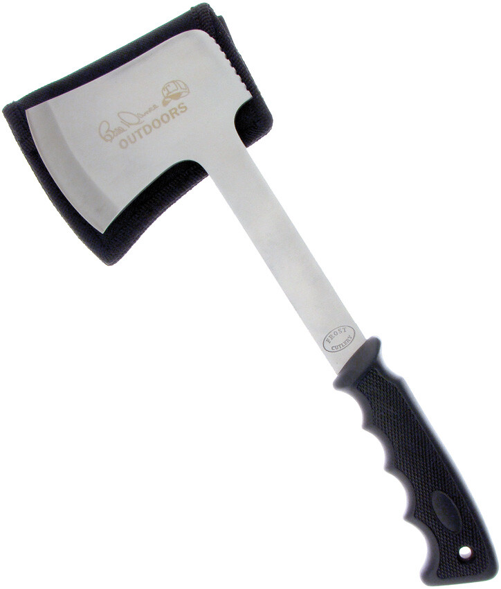 Frost Cutlery 11.5" Bill Dance Outdoors Fixed Ax Head Blade BLK Handle Axe DAXE