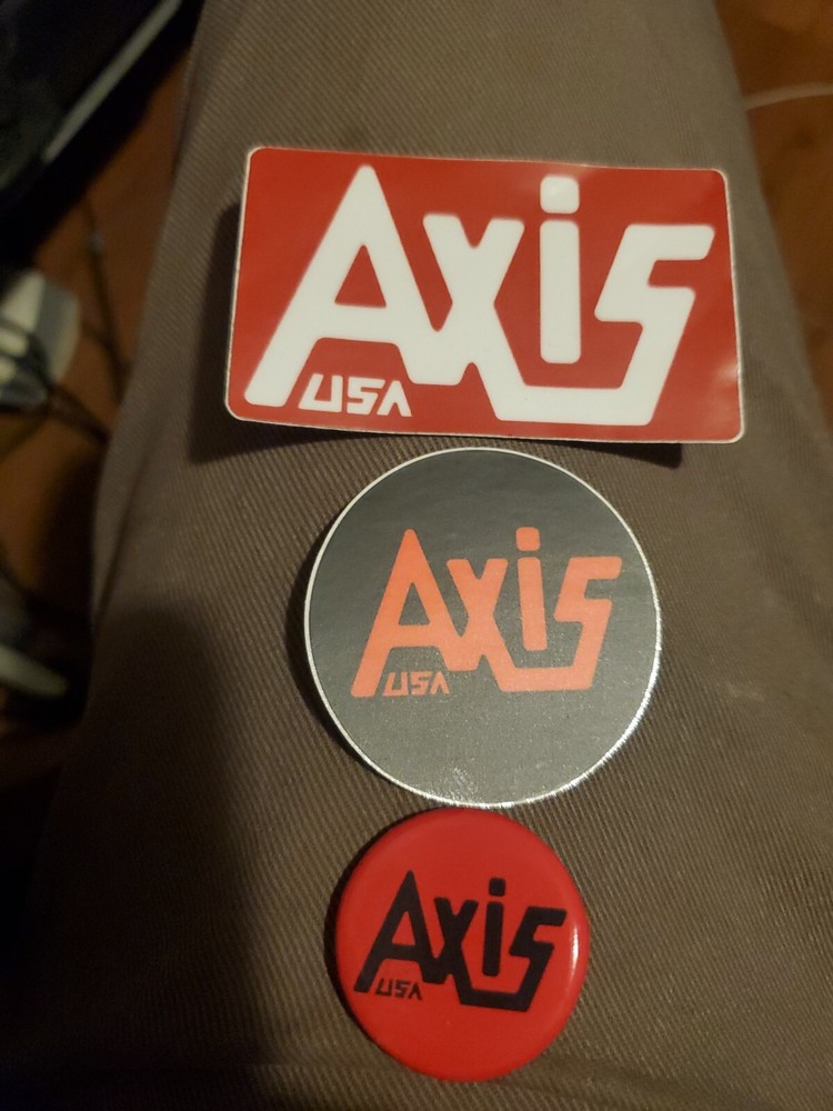 Axis Drum Pedals Stickers And Button