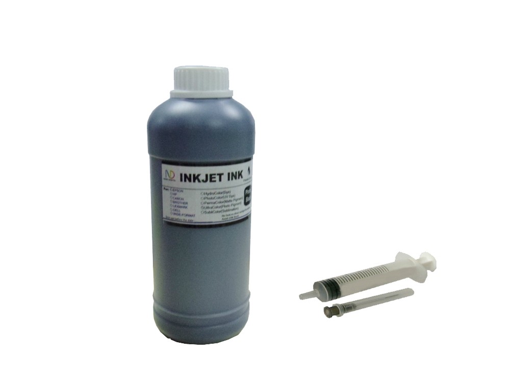 500ml Black refill ink for HP02 Photosmart printer