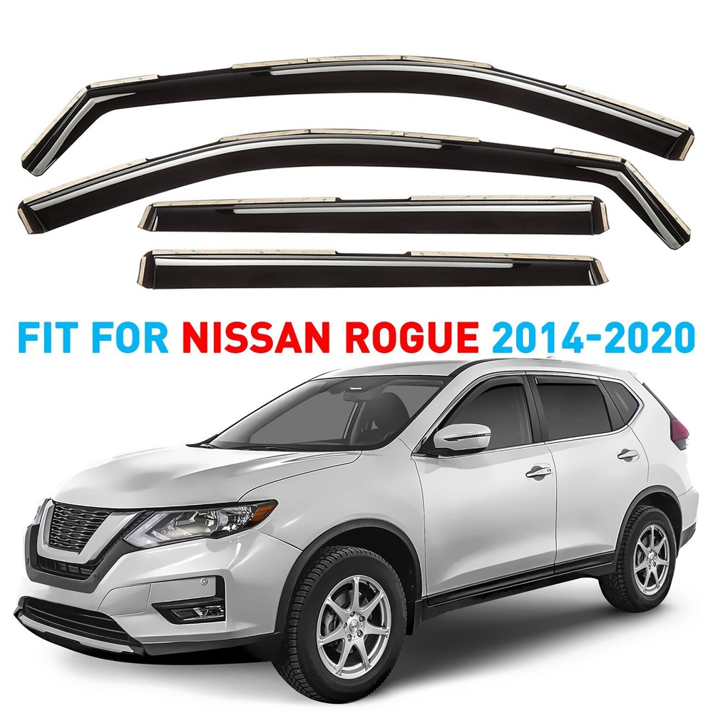 Rain Guards Vent Visors Shade for 2014-2020 Nissan Rogue