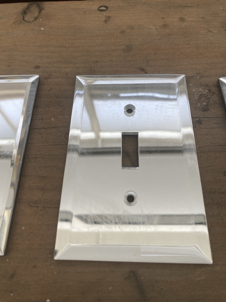 Vintage Mirrored Switch covers.