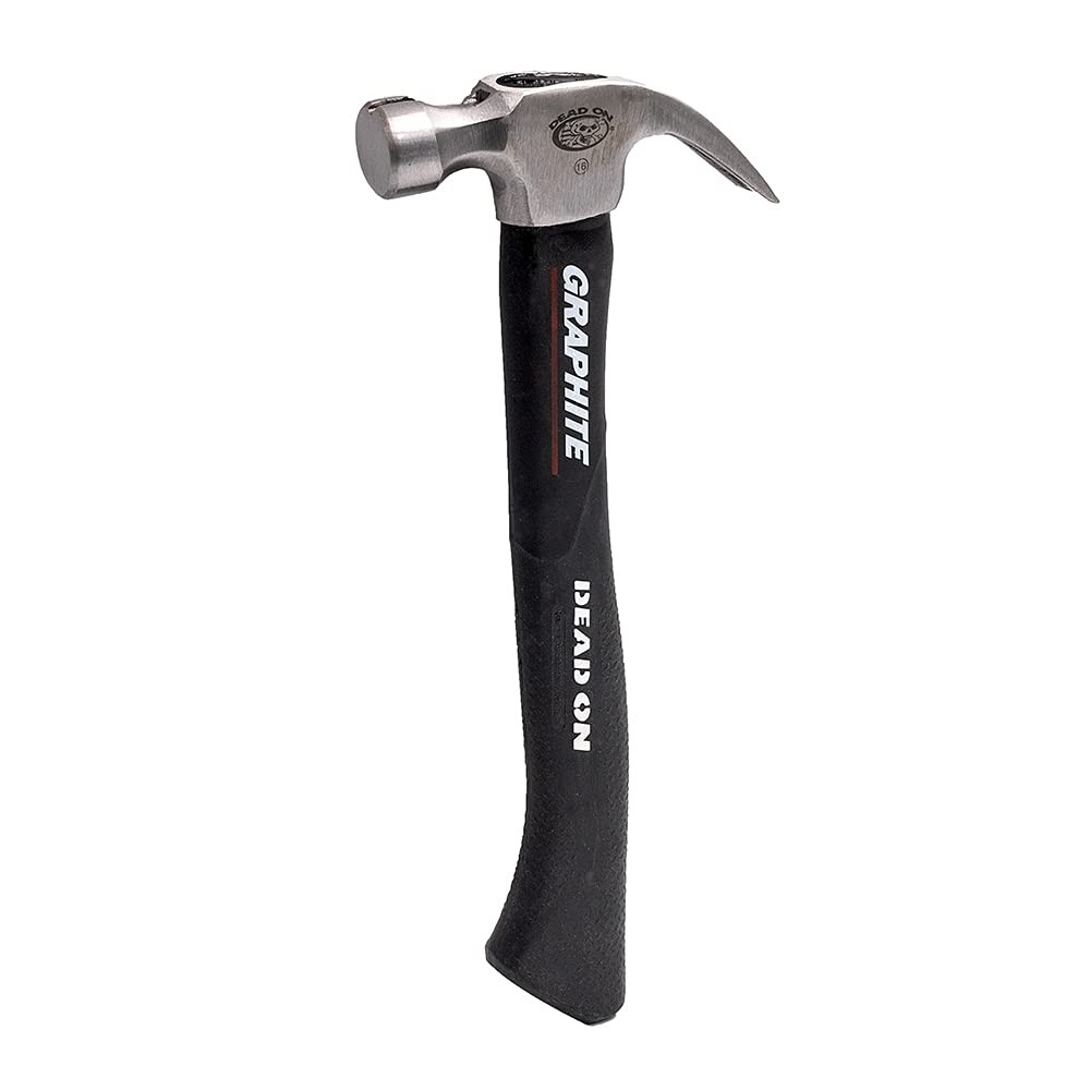 Dead On Tools - Graphite Hammer, Smooth Face 16 oz. (DO16-GS), Black
