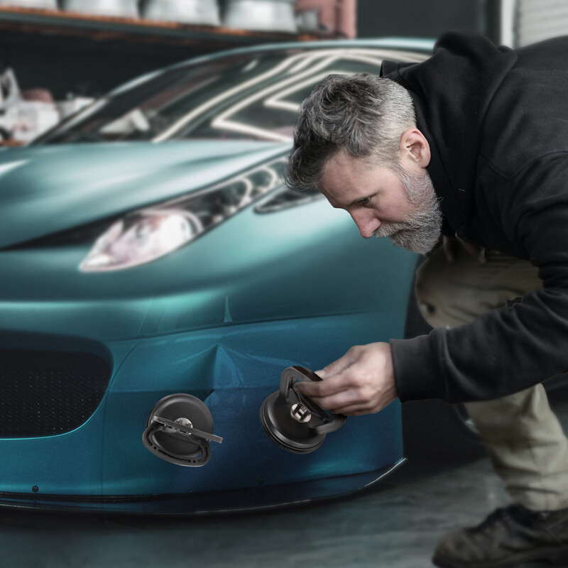 Car Body Dent Repair Tools Suction Cup Puller Pull Panel Ding Remover Sucker Kit