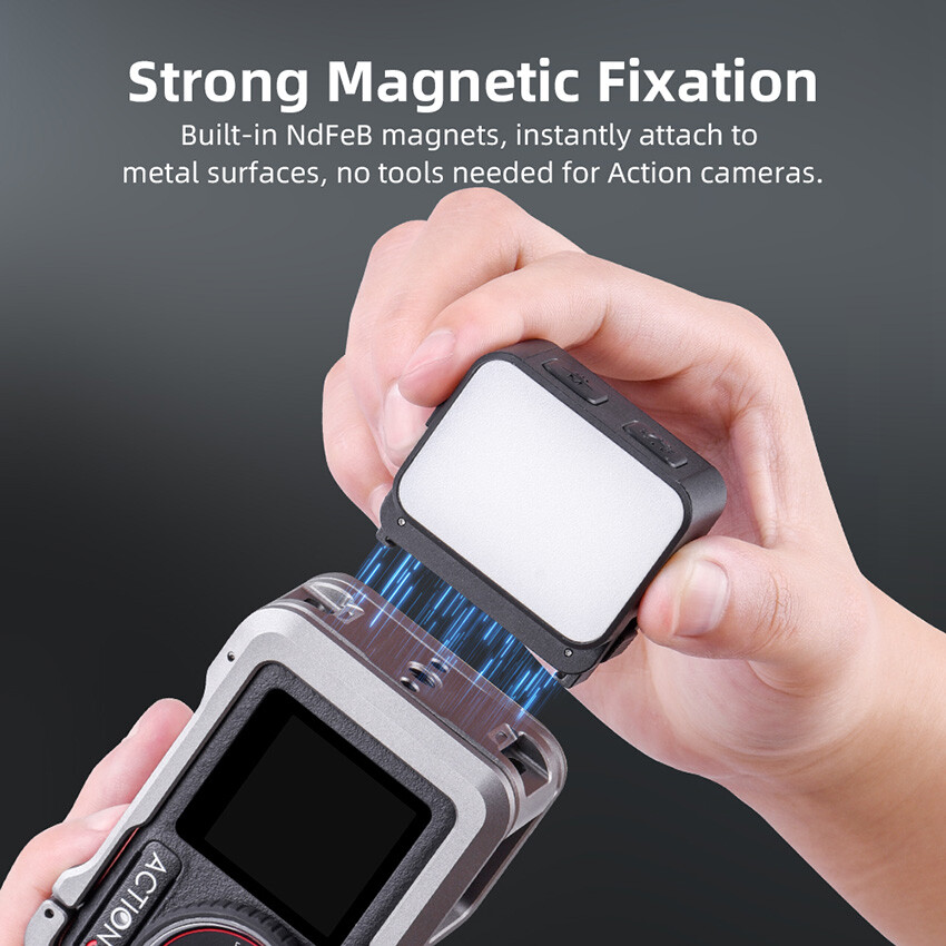 Magnetic Quick Release Refill Light for DJI Action 5/Action 4