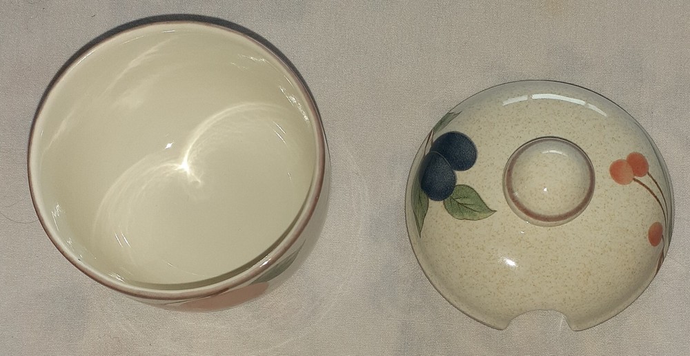 Mikasa DC014 Fruit Panorama Jam Jelly Pot with Lid