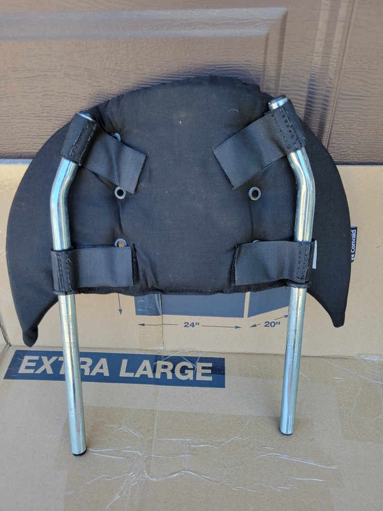 Convaid Cruiser Size 12 Headrest Extension Head Rest Black