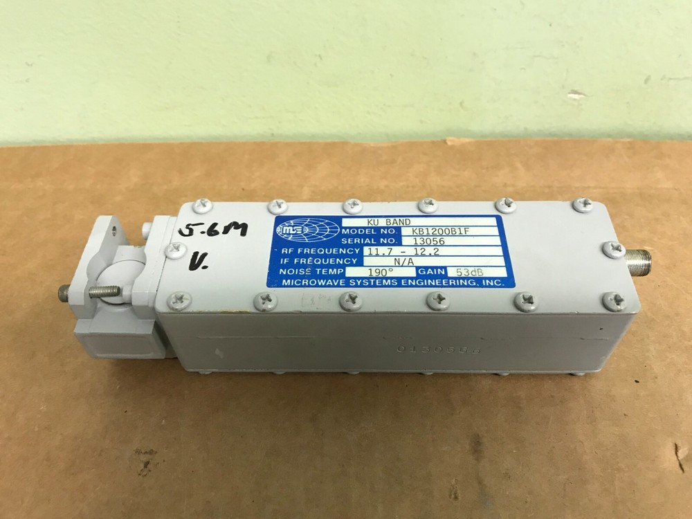 MICROWAVE SYSTEMS ENGINEERING KU BAND KB1200B1F