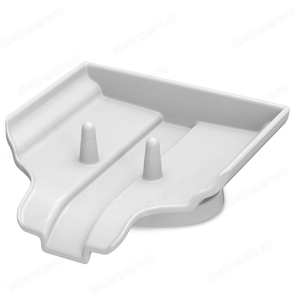 Self-Draining Soap Dish with Strong Suction Cup – 1 piece