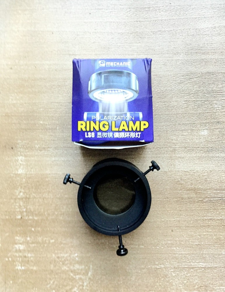 Mechanic Polarized Ring Light LS6 Microscope Anti Glare Lamp 84 LED