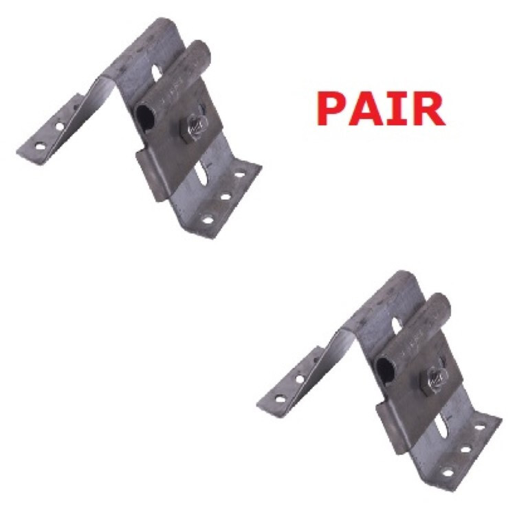 Garage Doors Adjustable Stainless Steel Top Bracket PAIR