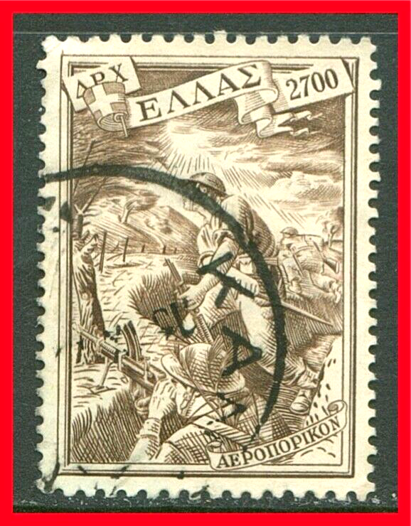 Greece Air Post Stamp Scott C69, Used!! Gr422b