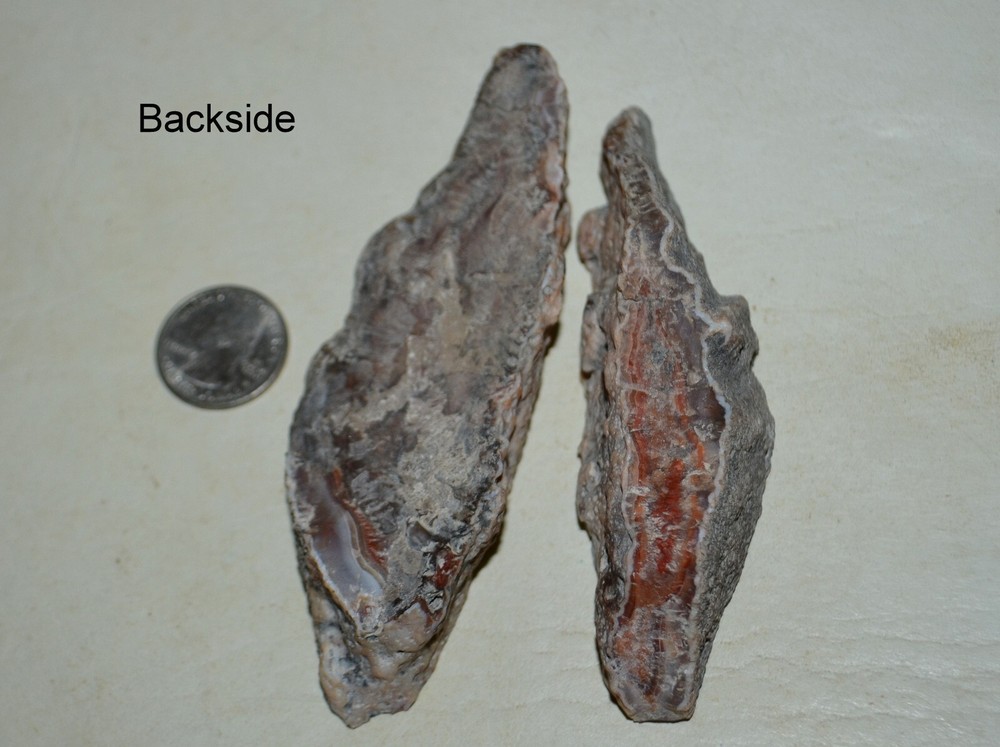 Pair Condor Agate from Argentina * rare * collector piece