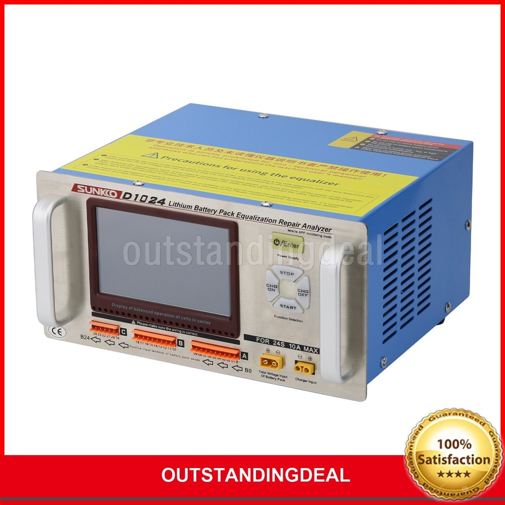 SUNKKO D1024 10A High Current Li-Battery Pack Equalizer and Analyzer ot25