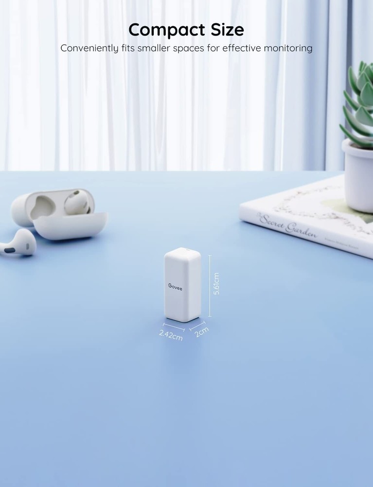 Smart Temperature & Humidity Sensor Pack with Bluetooth Alerts and Cloud Storage