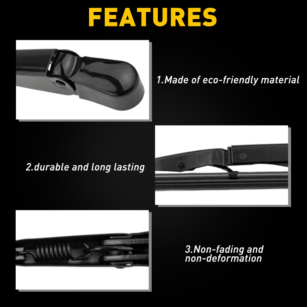 Rear Window Windshield Wiper Arm & Blade Set Replacement Fit 2012-2016 Honda CRV