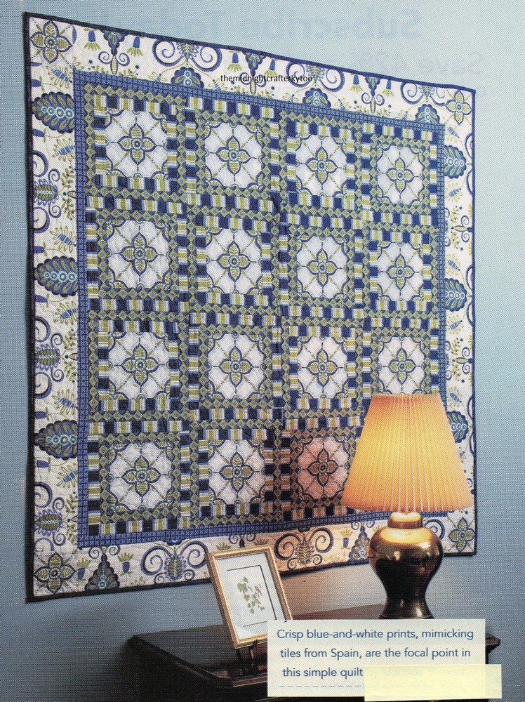 Alhambra Quilt Pattern Pieced MS