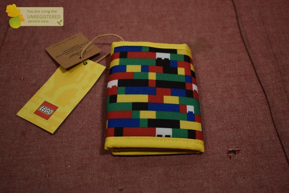 Lego Tri-Fold Wallet Brick Wall Color