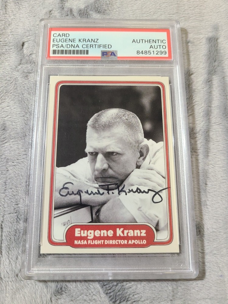 Eugene Kranz Signed Card Nasa Flight Director