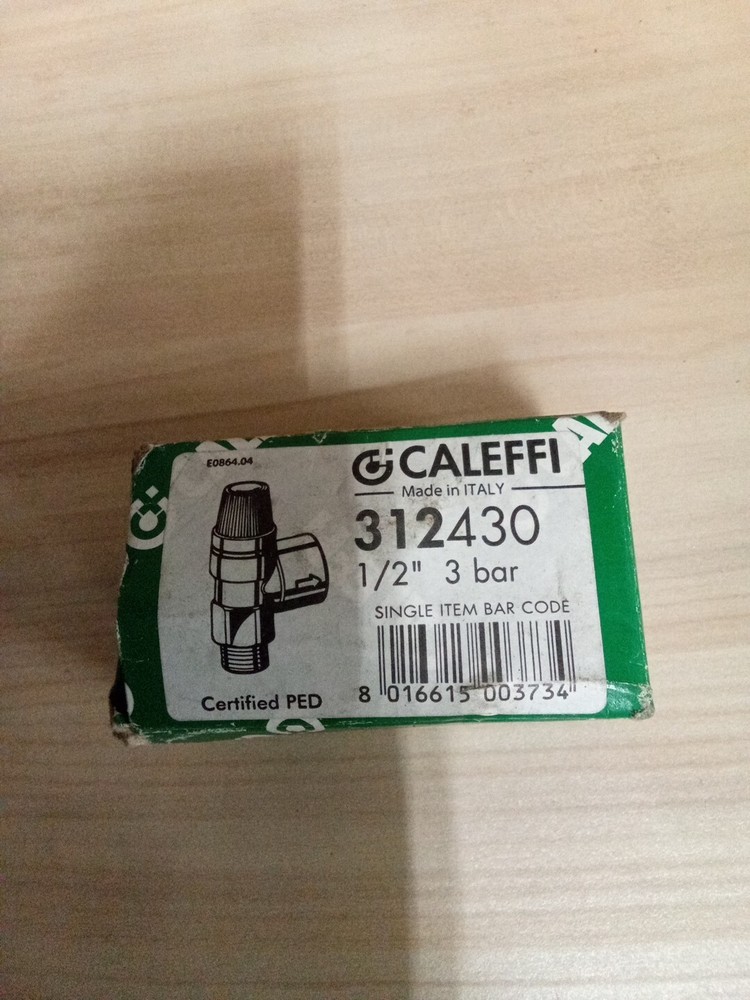 Caleffi 312430 Safety Relief Valve Pessure Reducing Valve 745