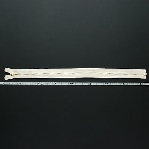 Nippon Chuko Vislon Open Zipper, Ecru (3VS40-801)
