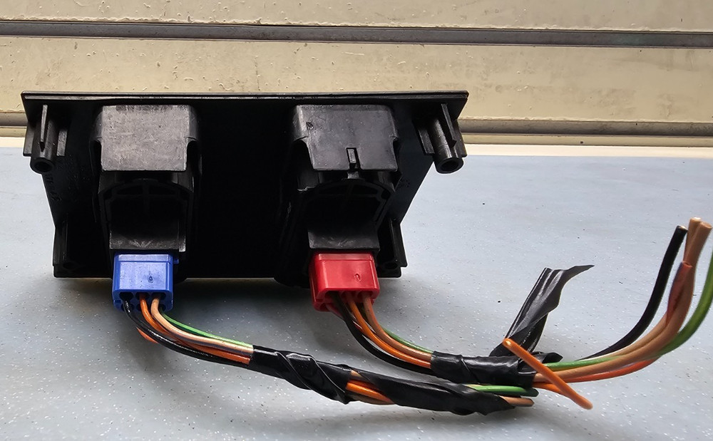 🔥2004-2006 Dodge Durango Seat Heater Switch Control W Trim Panel Cover Black