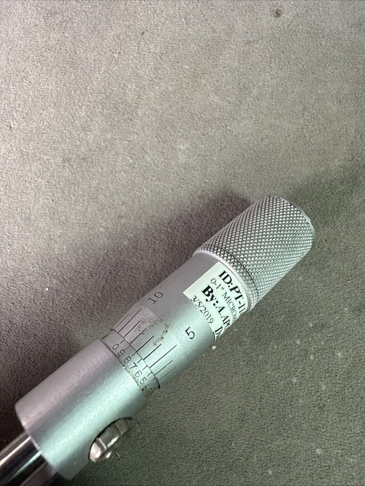 FOWLER Micrometer - 0-1" Range, .0001"