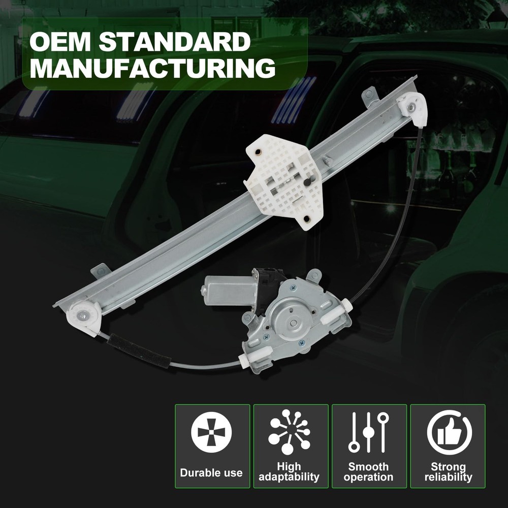 Left Rear Power Window Regulator Motor Replacement 2012-2017 Accent