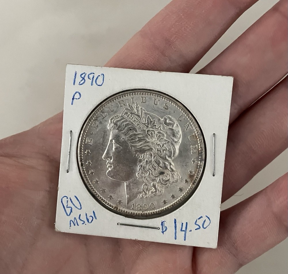 1890 P Morgan Silver Dollar