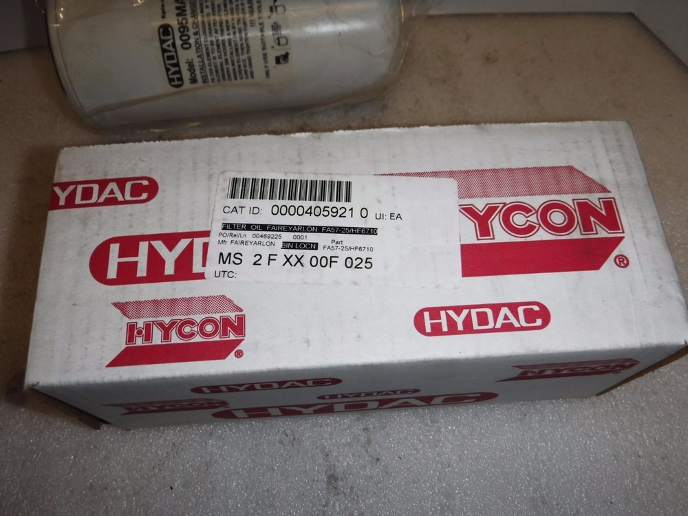 Hydac 02057411 HYCON HYDRAULIC Spin-on Filter 0095MA025P